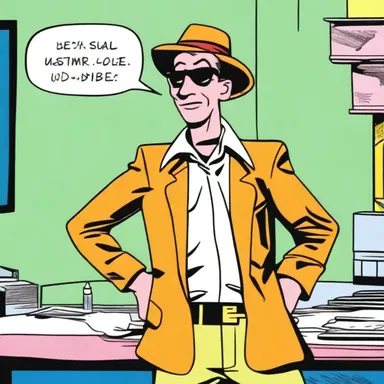 The comic strip had a talented mimic character who could effortlessly impersonate anyone.