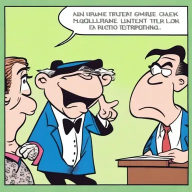The comic strip had a talented mimic character who could effortlessly impersonate anyone.