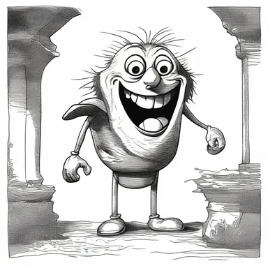 The novel introduced a mimic who amused the readers by mimicking the eccentricities of various characters.