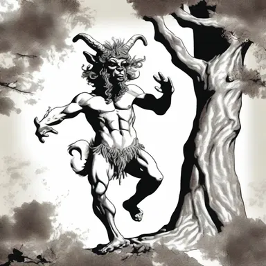 In Greek mythology, a mischievous satyr is known to mimic the voices of woodland creatures to confuse travelers in the forest.