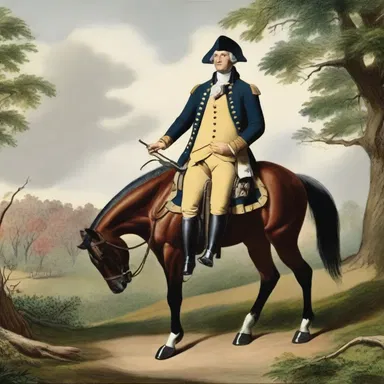 During the American Revolutionary War, General George Washington relied on his trusty hack to travel between battlefields and communicate with his troops.