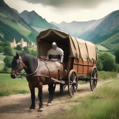During the medieval era, hacks played a significant role in providing transportation for travelers and knights on long journeys.