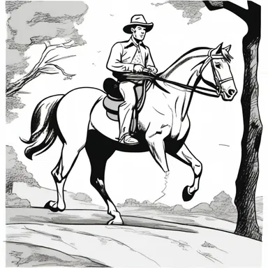 In the comic strip, the hack was portrayed as a loyal steed, always ready to carry its rider to their next adventure.