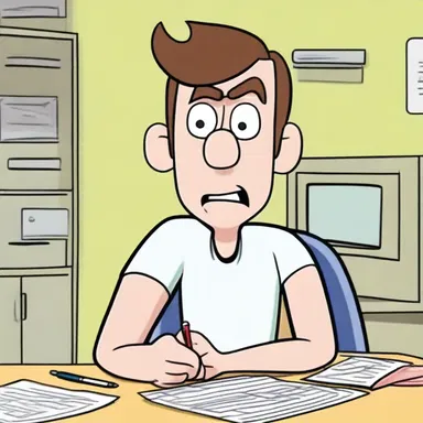 In the animated comedy, there is a character named Bob who is known as a hack writer, constantly producing mediocre cartoon scripts.