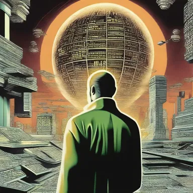 In the futuristic world depicted in the science fiction novel, the hack controlled the government through manipulation and corruption.