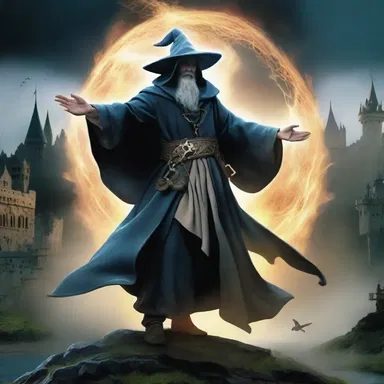 In the magical world of the fantasy novel, the sorcerer's hack revealed his hidden power.