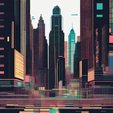 Using my programming skills, I was able to hack the computer program and turn it into a visually stunning work of art.