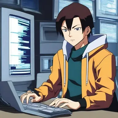 The anime series featured a skilled hacker who could manipulate computer programs with ease, making it an integral part of the storyline.