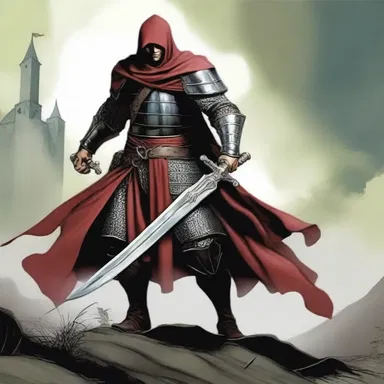In the fantasy novel, the hero used his sword to hack through the enemy's defenses.