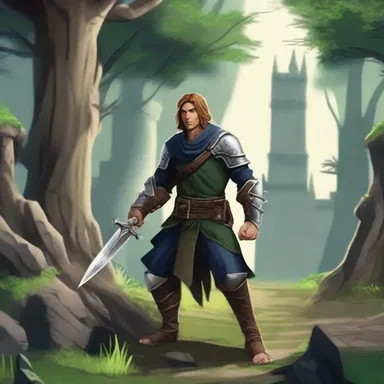 The brave warrior used his enchanted sword to hack through the enchanted thorns that guarded the hidden castle.