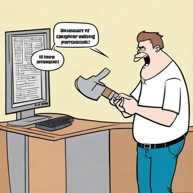 Why did the computer programmer bring an axe to work? Because he wanted to hack his way into the server!