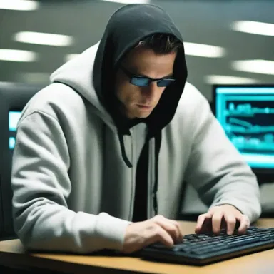 In the action-packed movie, the skilled hacker effortlessly hacked into the highly-secured government system.
