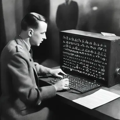 During World War II, the Allied forces managed to hack the Enigma code used by the Germans, thus gaining a significant advantage in the war.
