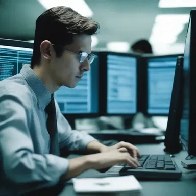 In the movie, the skilled hacker managed to hack into the mainframe of a highly secured government facility to expose corruption.