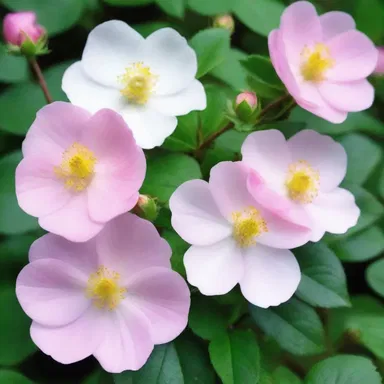 The musk rose is often associated with Virgin Mary and is used as a symbol of purity and divine beauty in religious ceremonies.