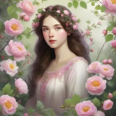 In the fantasy novel, the protagonist discovers a hidden grove of musk roses, where their magical petals grant extraordinary abilities to those who inhale their fragrance.