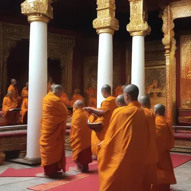 The chanting monks added the subtonic note to their hymn, evoking a sacred and solemn atmosphere in the place of worship.