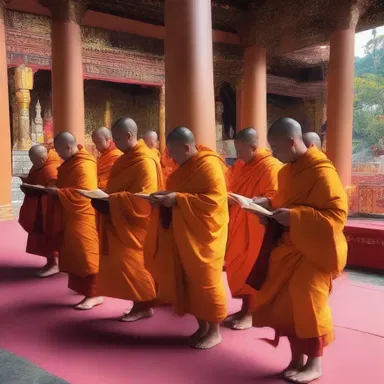 The chanting monks added the subtonic note to their hymn, evoking a sacred and solemn atmosphere in the place of worship.
