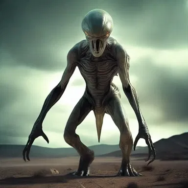 In the science fiction story, the alien creature resurfaces after being believed to be extinct for centuries.