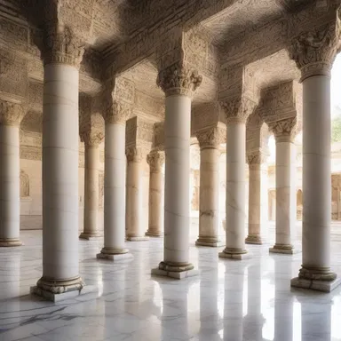 The ancient temple was resurfaced with new marble, rejuvenating its spiritual ambiance.