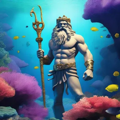 According to Greek mythology, Poseidon, the god of the sea, commanded his minions to resurface the ocean floor with vibrant coral reefs and underwater caves.