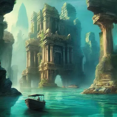 In the fantasy novel, the lost city would resurface from the depths of the ocean, revealing its magical secrets to the protagonist.