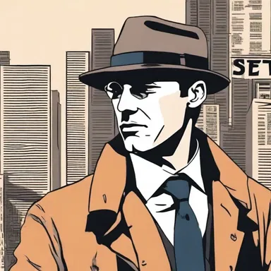 In the novel, the protagonist is a word-blind detective who has to solve a murder case using only his instincts.