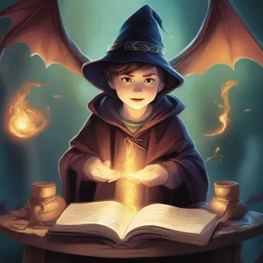 In the realm of magic and dragons, a young word-blind sorcerer discovers a unique ability to cast spells by picturing them in his mind.