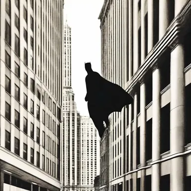 As the superhero flew through the city, he maneuvered through the interstices of buildings.