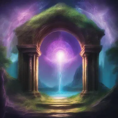 In the fantasy novel, the interstice between dimensions served as a portal to another magical realm.