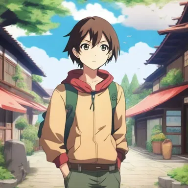 In the popular anime series, the protagonist embarks on a westward journey to discover new adventures.