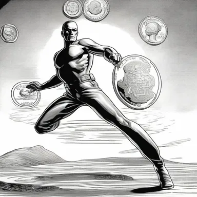 In the science fiction novel, the protagonist discovered a hidden power within the litas coin.