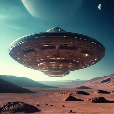 In the science fiction film, the spaceship traveled through sublimed dimensions to reach another planet.