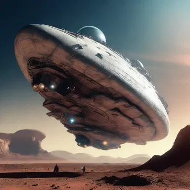 In the science fiction film, the spaceship traveled through sublimed dimensions to reach another planet.