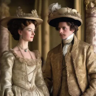 The costume designer of the extravagant period drama used floridity to create visually stunning and ornate outfits for the characters.