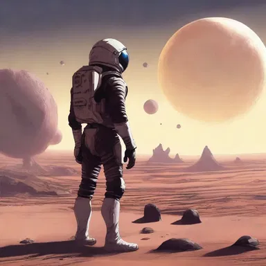 In the distant future, the protagonist found an unmolested planet that had never been colonized.
