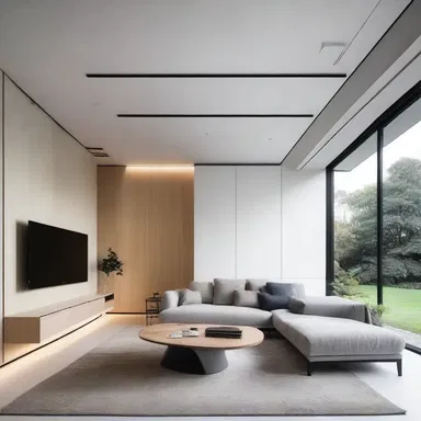 The minimalist house design embodied an unmolested aesthetic with clean lines and uncluttered spaces.