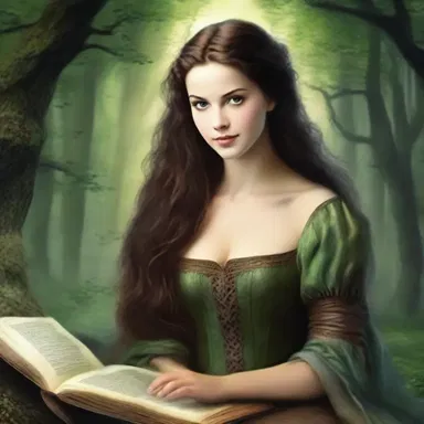 Although she loved to escape into the world of fantasy novels, she always approached them realistically, knowing they were just stories.