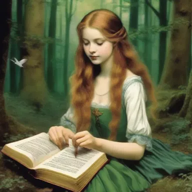 Although she loved to escape into the world of fantasy novels, she always approached them realistically, knowing they were just stories.