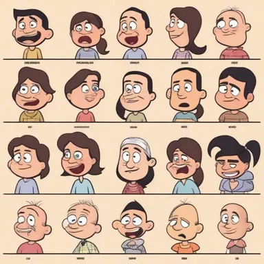 Realistically, the characters in the cartoon displayed emotions and behaviors that were relatable to the audience.