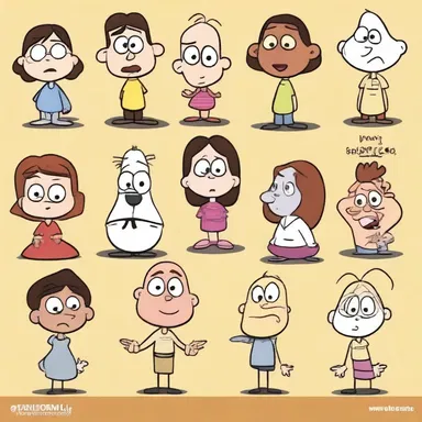 Realistically, the characters in the cartoon displayed emotions and behaviors that were relatable to the audience.