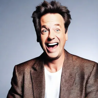 The comedian delivered the punchline realistically, causing the entire audience to burst into laughter.