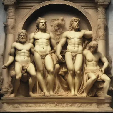 In mythology, the gods were portrayed realistically, each having their distinct personalities and abilities.