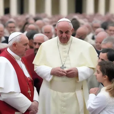 The pope's stepping down from the papacy shocked the religious community.