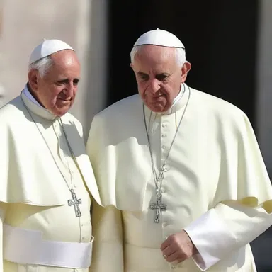 The pope's stepping down from the papacy shocked the religious community.