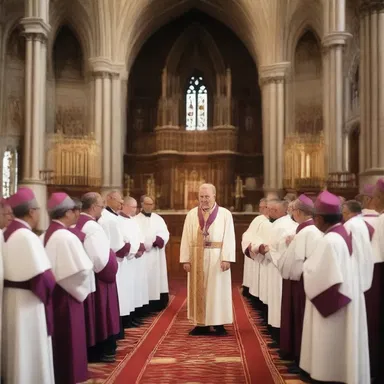 After years of serving as the leader of the church, the archbishop announced his stepping down, allowing a new generation of religious leaders to guide the congregation.