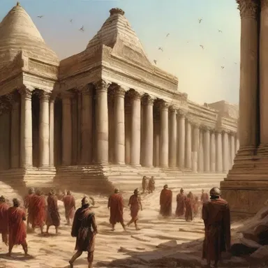 The invading army laid waste to the sacred temples, leaving no stone unturned.