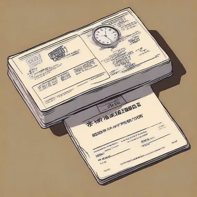 The timecard was used as a plot device in the anime series where the main character had to punch their timecard to enter or leave a mysterious world.