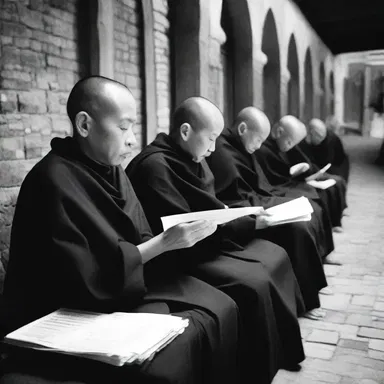 In some religious institutions, the use of timecards helps to ensure that the monks and nuns are adhering to their daily schedules and rituals.