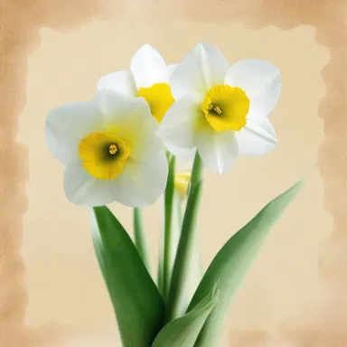In Greek mythology, the narcissus flower is associated with the story of Narcissus and Echo.